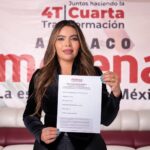 Lorena Ruiz se registra para buscar coordinación municipal de Morena en Apizaco