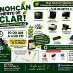 Cambiarán aparatos electrónicos viejos por árboles en Tetlanohcan este 16 de octubre.