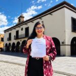 Belén Vega Ahuatzin se registra en Morena para buscar coordinación municipal en Chiautempan